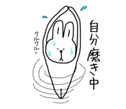 Happy rabbit. sticker #4832959