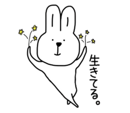 Happy rabbit. sticker #4832962