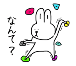 Happy rabbit. sticker #4832968