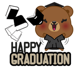 Coffee bear special greetings sticker #4833118