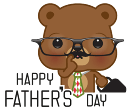 Coffee bear special greetings sticker #4833127