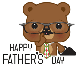 Coffee bear special greetings sticker #4833127