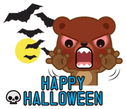 Coffee bear special greetings sticker #4833136