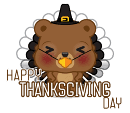 Coffee bear special greetings sticker #4833141