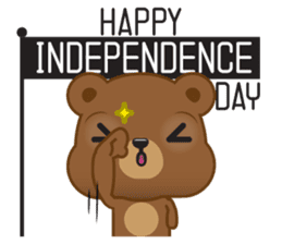 Coffee bear special greetings sticker #4833142