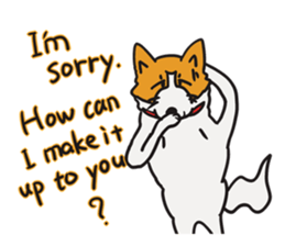 Capricious Leo in English sticker #4833192