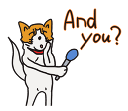 Capricious Leo in English sticker #4833211