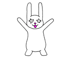 rabbit a day off @uooko sticker #4833396
