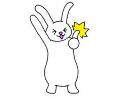rabbit a day off @uooko sticker #4833400