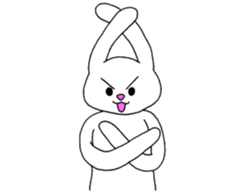 rabbit a day off @uooko sticker #4833401