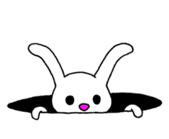 rabbit a day off @uooko sticker #4833411