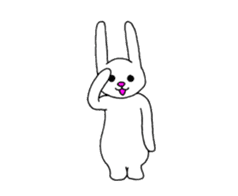 rabbit a day off @uooko sticker #4833419