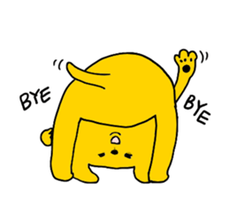 Yellow dogs sticker #4834070