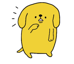 Yellow dogs sticker #4834088