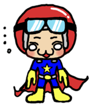 I want to become a longed-for hero and sticker #4834318