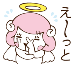 woolly angel sticker #4835037