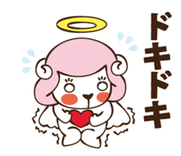 woolly angel sticker #4835041