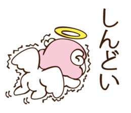 woolly angel sticker #4835044