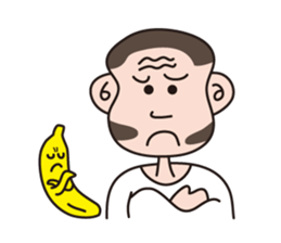Monkey Guy & his friend, Mr. Banana sticker #4835111