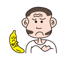 Monkey Guy & his friend, Mr. Banana sticker #4835111