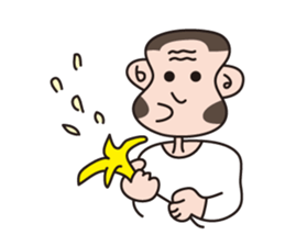 Monkey Guy & his friend, Mr. Banana sticker #4835120