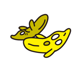 Monkey Guy & his friend, Mr. Banana sticker #4835133