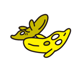 Monkey Guy & his friend, Mr. Banana sticker #4835133
