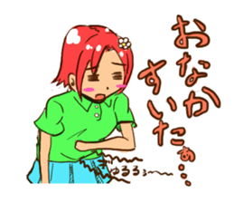 Short hair sisters sticker #4836068