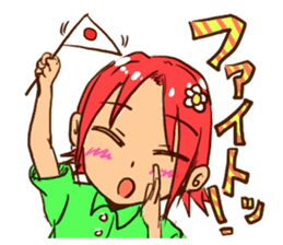 Short hair sisters sticker #4836076