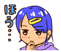 Short hair sisters sticker #4836077