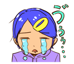 Short hair sisters sticker #4836087