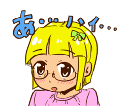 Short hair sisters sticker #4836090