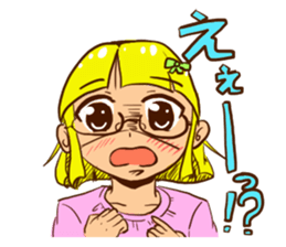 Short hair sisters sticker #4836094