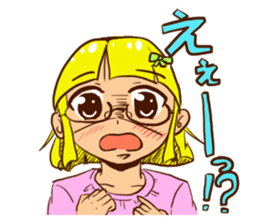 Short hair sisters sticker #4836094