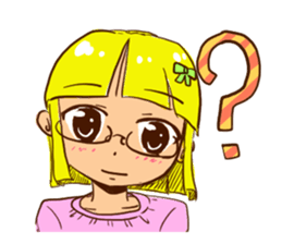 Short hair sisters sticker #4836099