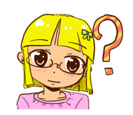 Short hair sisters sticker #4836099