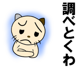 cat for men 8 sticker #4836164