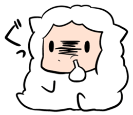 Rhinitis sheep sticker #4836197