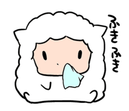 Rhinitis sheep sticker #4836200