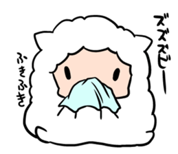 Rhinitis sheep sticker #4836201