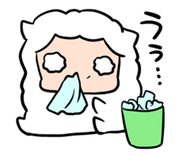 Rhinitis sheep sticker #4836209