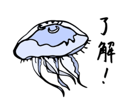jellyfish picture sticker sticker #4836904