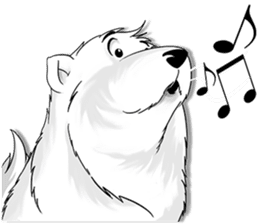 Pocket K-9: Snow Dog sticker #4837028