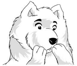 Pocket K-9: Snow Dog sticker #4837047