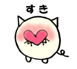 Daily life conversation of a piglet. sticker #4837333