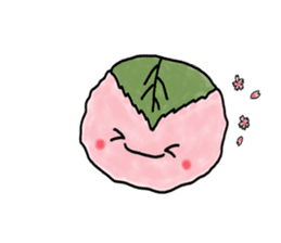 Japanese confection sticker #4837547