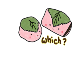 Japanese confection sticker #4837548