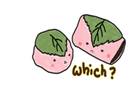 Japanese confection sticker #4837548