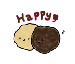 Japanese confection sticker #4837561