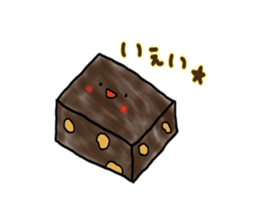 Japanese confection sticker #4837564